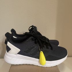 Adidas Black Cloudfoam Sneakers, Size 6.5