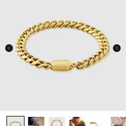 Never Worn Craftd 8mm Cuban Link Bracelet 