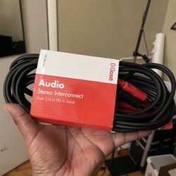 Stereo Interconnect Cables 1/4 Inch 