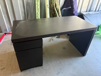 Black desk