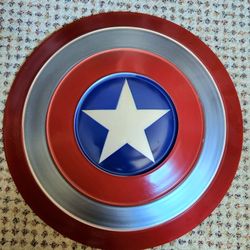 Metal Captain America Shield Life Size 1:1 Solid Marvel Costume Cosplay Movie Prop