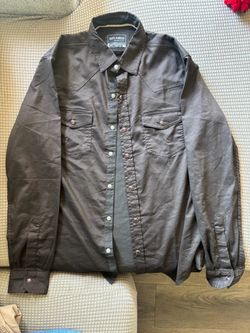 Outlander Western Snap Button Shirt Medium