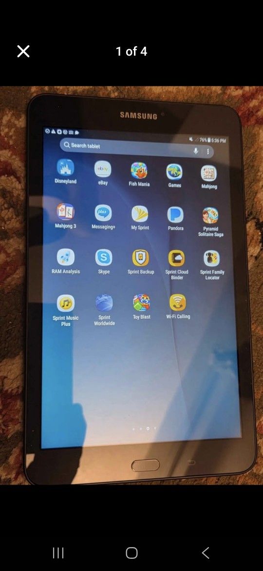 Samsung GALAXY Tablet MODEL#SM-T377P 