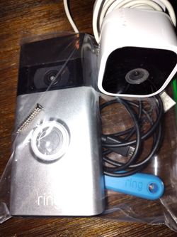 Ring doorbell camera and blink camera with install tool