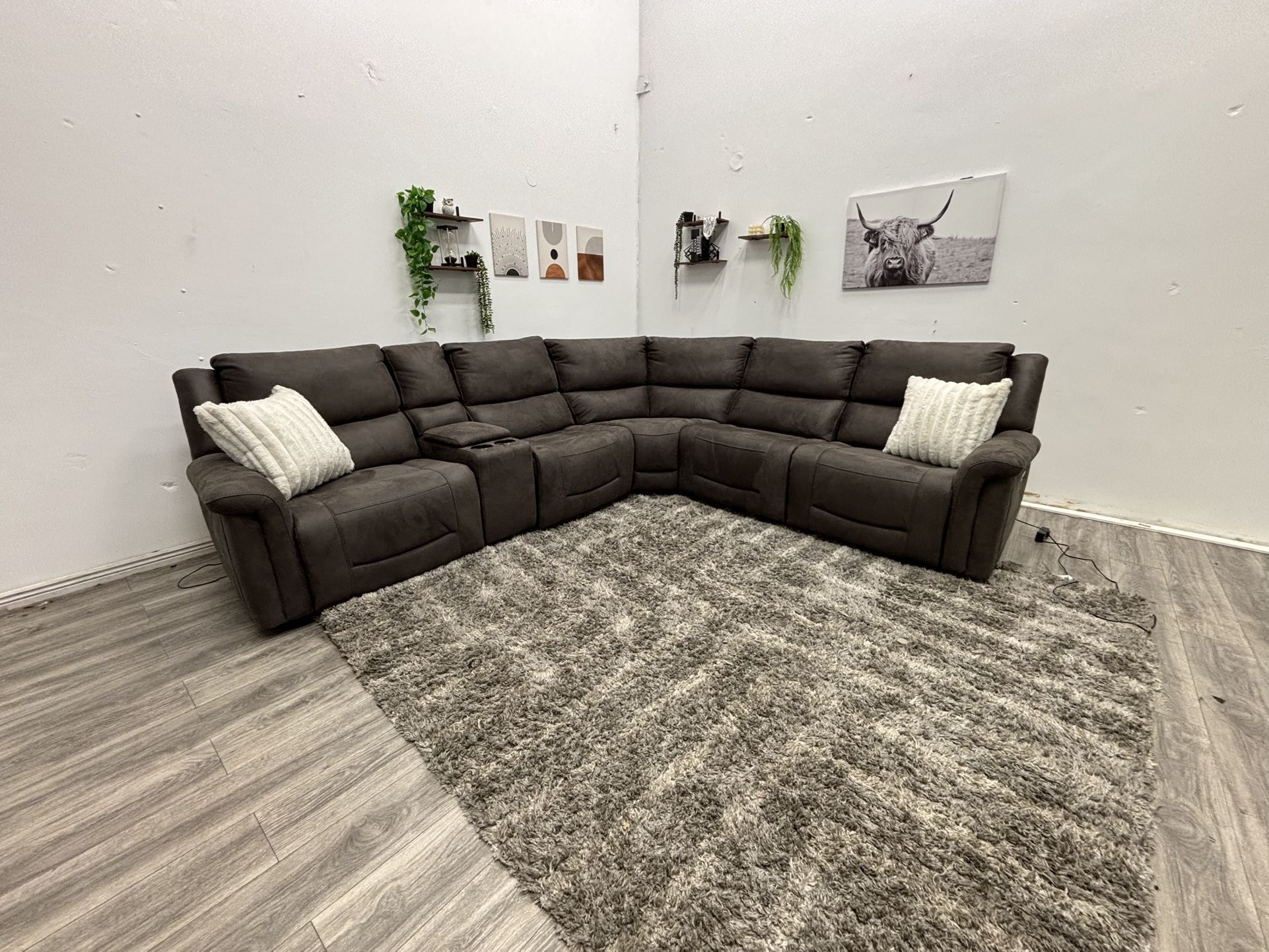 Sectional Couch Power Recliner - Free Delivery