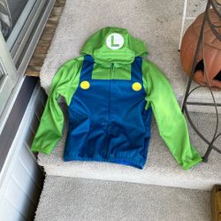 Boys Costumes Luigi Super Mario Hoodie Sz. 6