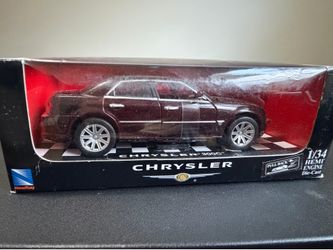 New-Ray City Cruiser Chrysler 300C 1:34 Burgundy Diecast Pull Back 2004