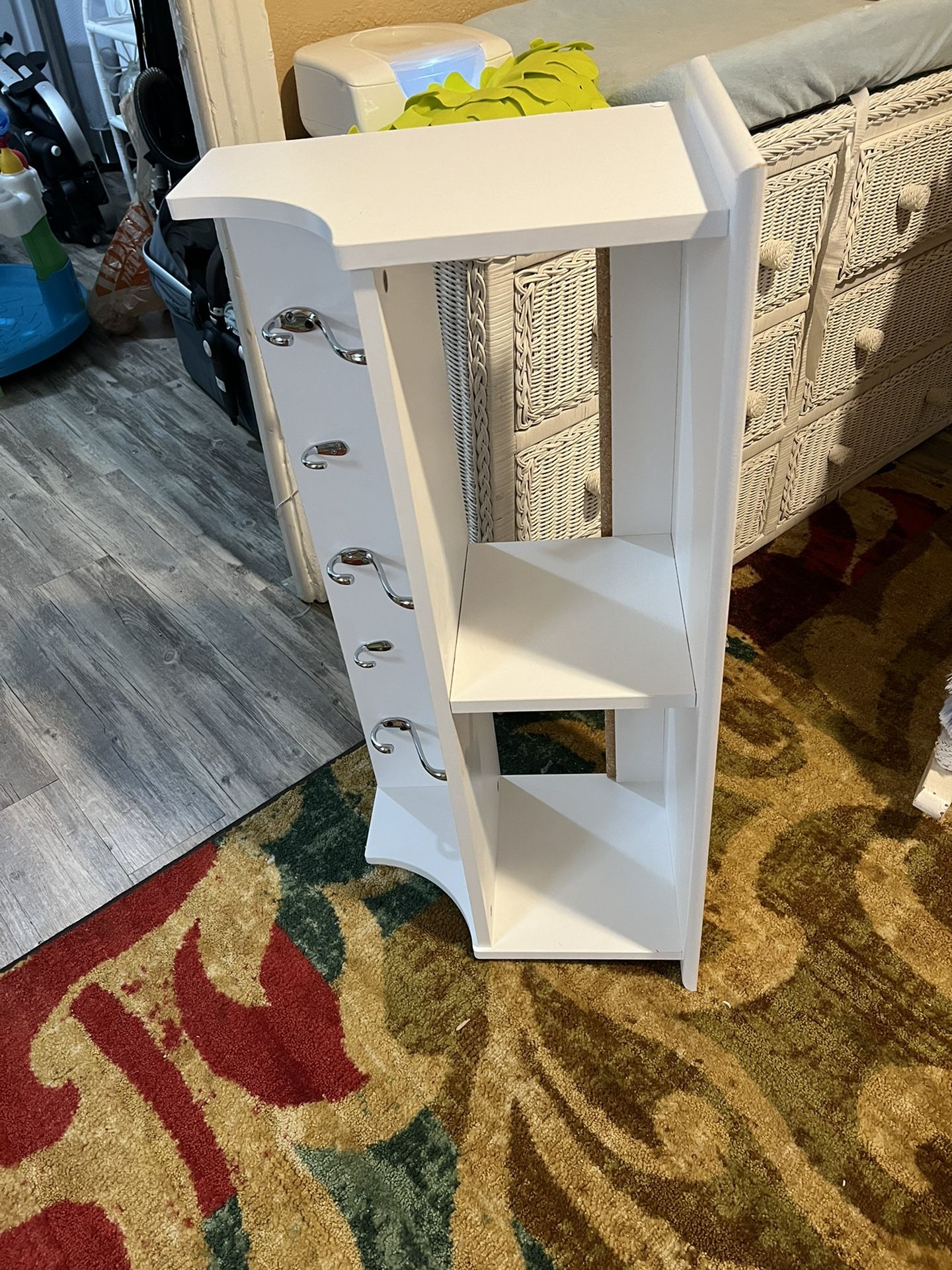 White Shelf Assembled