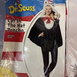 Cat In The Hat Poncho 