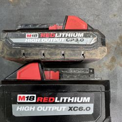 Milwaukee Batteries (sold as set)