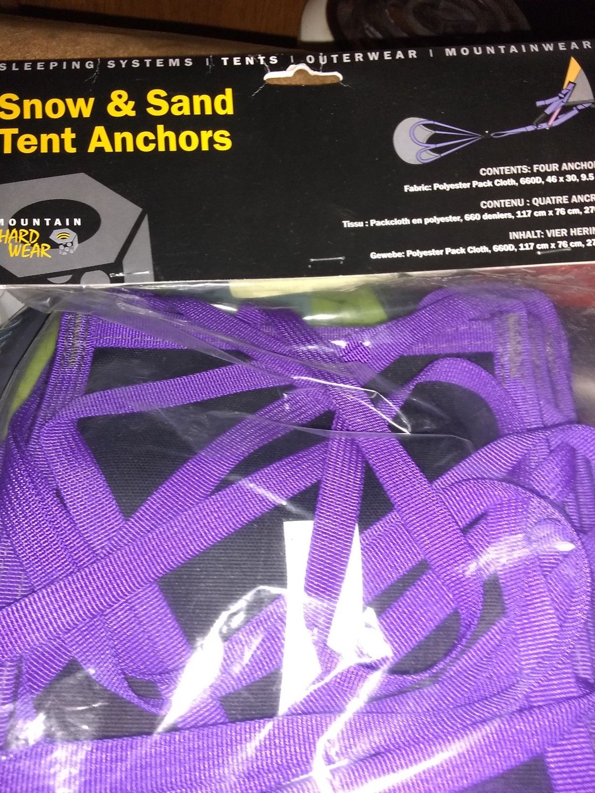 Mountain Hardware. Snow & Sand Tent Anchors