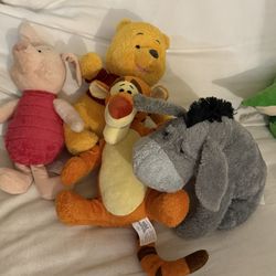 Winnie The Pooh Plushies 