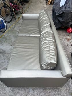 Large leather sofa