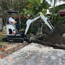 Bobcat  Excavator Service