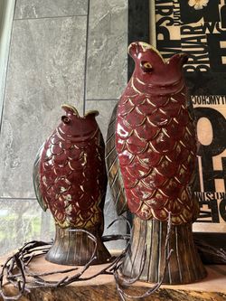 Fitz & Floyd Fish Vases