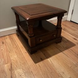 Solid Wood Side Table