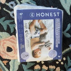 Honest Night Diapers Size 5