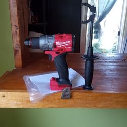 Milwaukee 18v Fuel.  New Hammer Drill.  1/2".  W/ Handle 