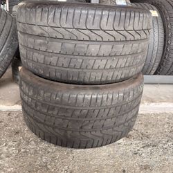 295/30/20 Used Pirelli Tires – Set of 2