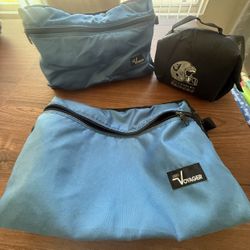 Vintage Lebo Voyager Cassette Bags + Los Angeles Raiders Cooler Bag 