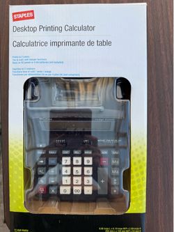 Desktop printing calculator