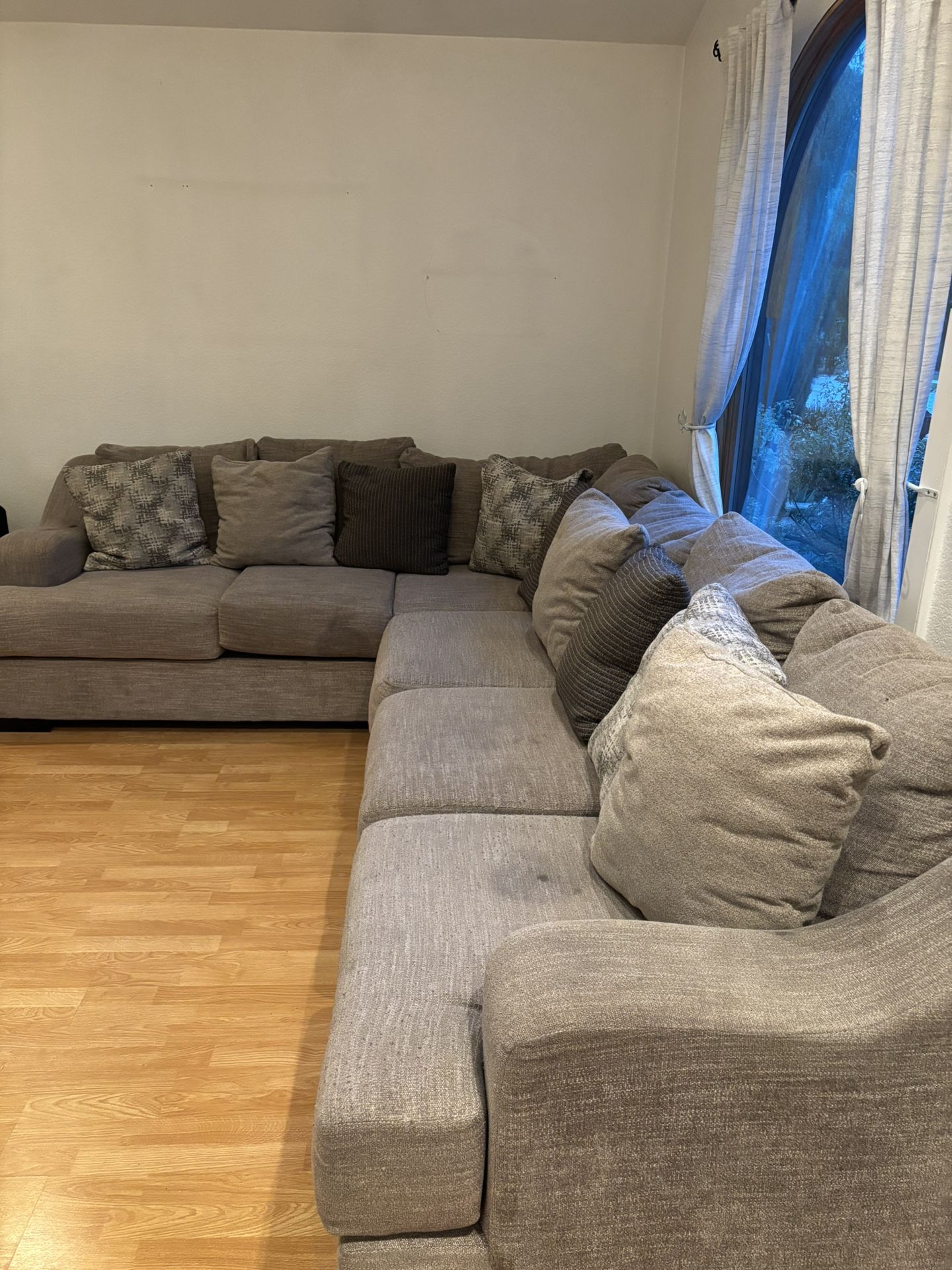 Grey Sectional Couch For Sale 