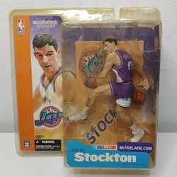 NBA MCFARLANE JOHN STOCKTON UTAH JAZZ ACTION FIGURE 