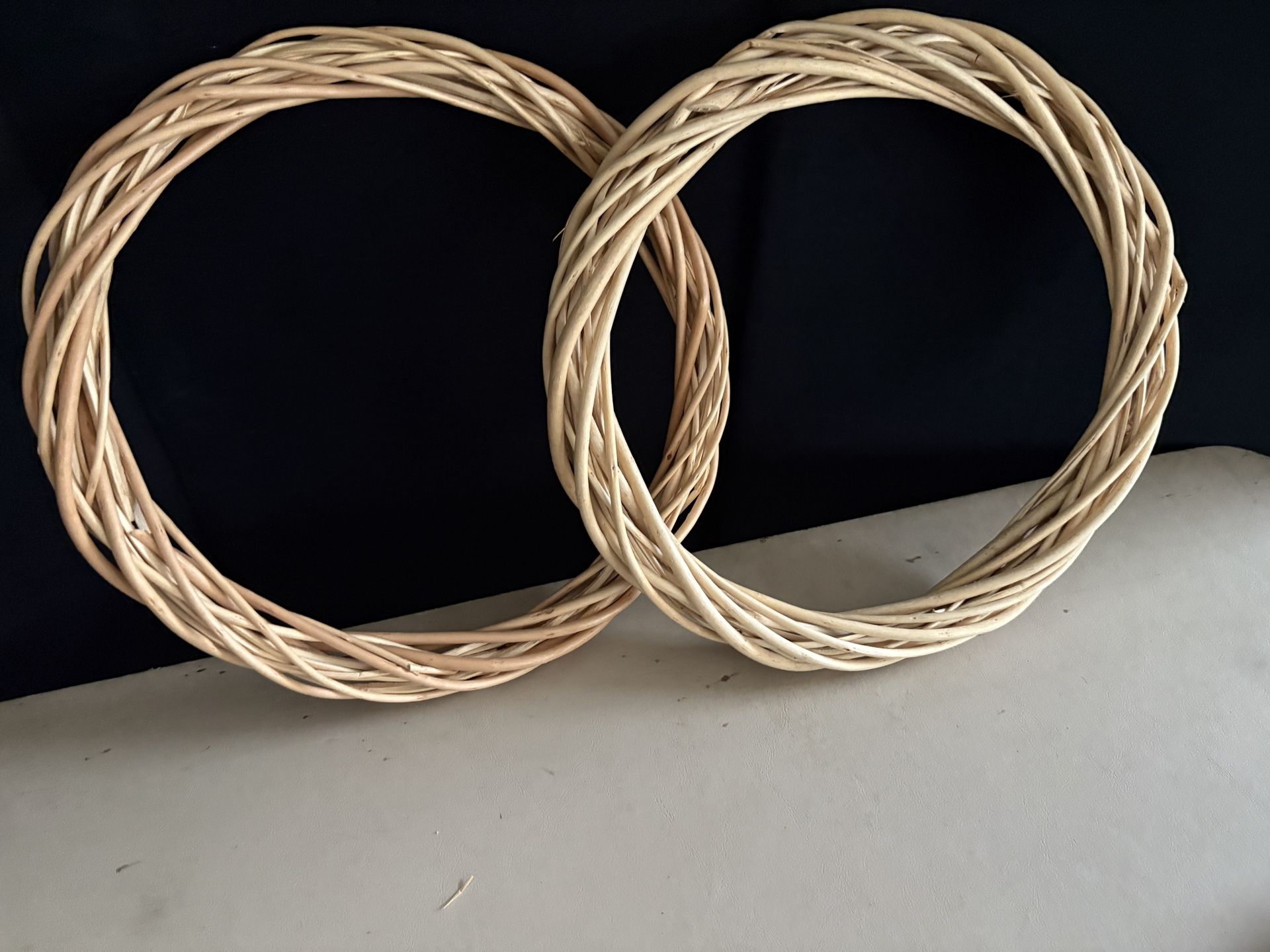 Willow Rattan 12” Wreath 