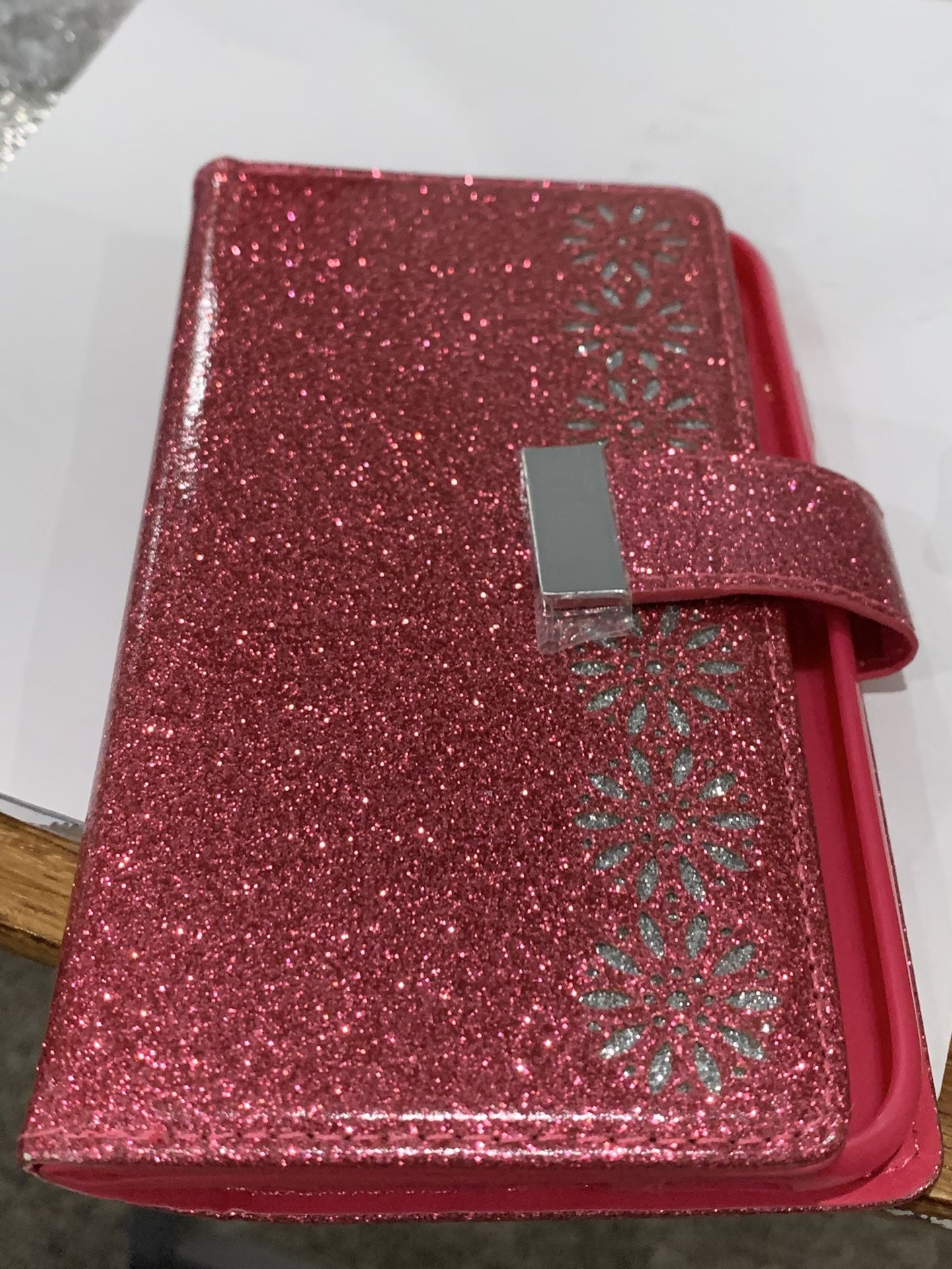 IPHONE 6S WALLET GLITZY CASE