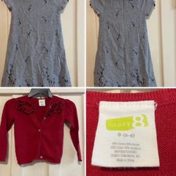 Dress& jacket girls size 5