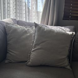 2 couch pillows