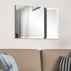 One Brand New Frameless Mirror