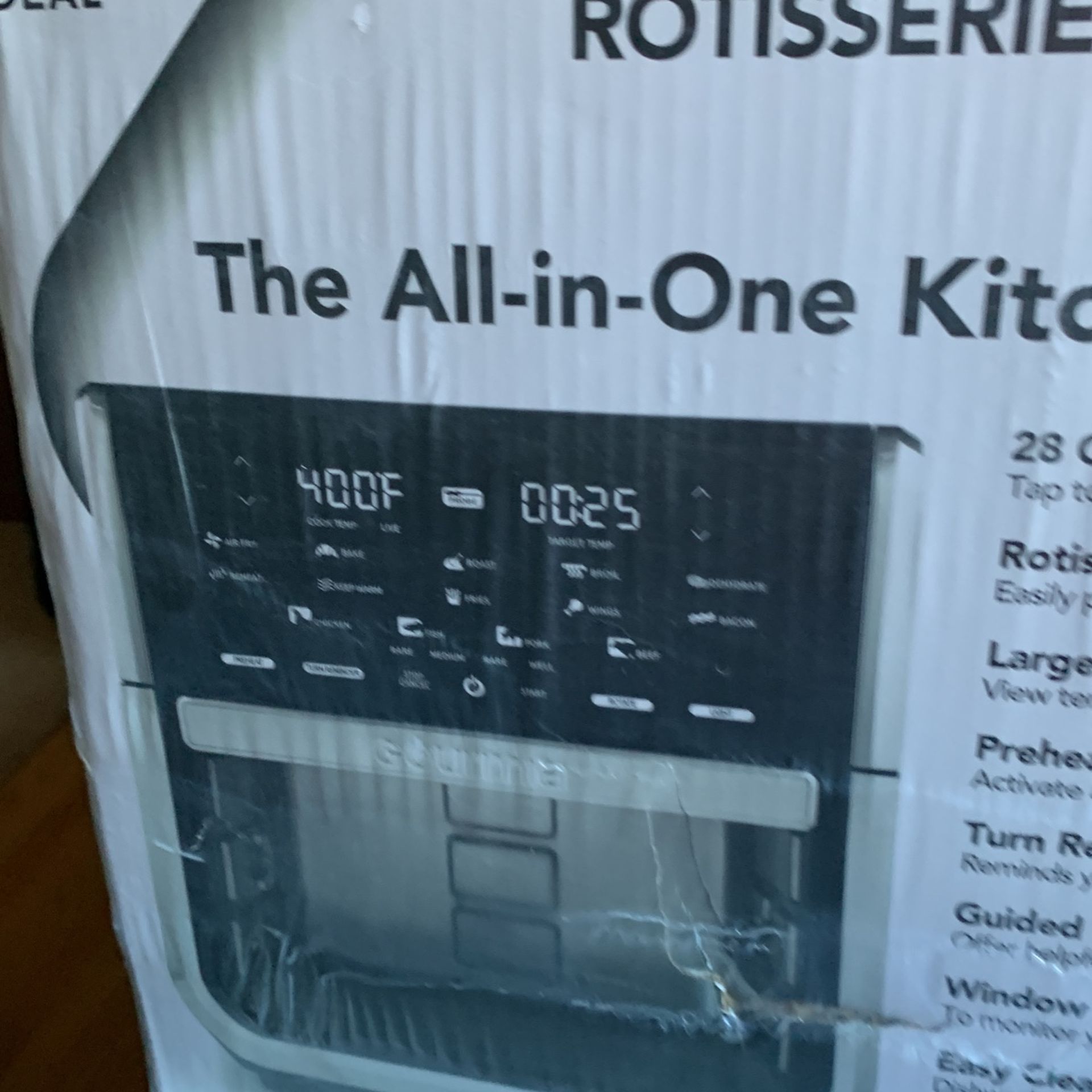 Gourmia 14 Qt Air Fryer New Packed Big Size