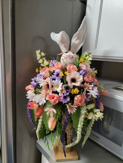 Bunny Flower Arrangement