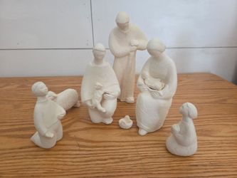 Vintage nativity set  Christmas
