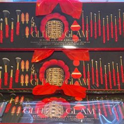 Set De Brochas Glitz And Glam  Color Rojo