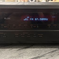 Denon DRA-295 Stereo Receiver Tuner Amp w/ Phono & Video Inputs - Tested 