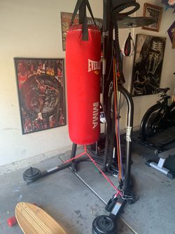 Punching bag with stand