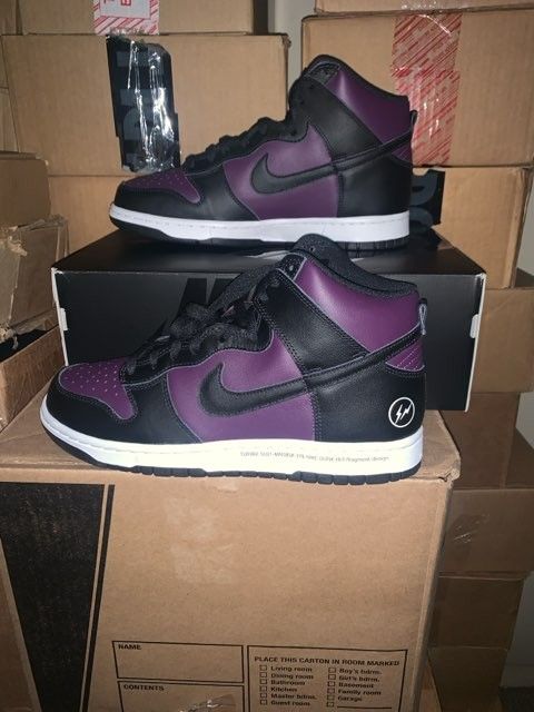 Brand New Men's Nike Dunk High Fragment Size 10