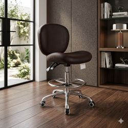 Brand New Rolling Barstool Chair High Chair Drafting Chair