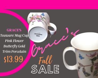 GRACE’S Teaware Porcelain.NEW!