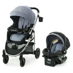 Graco Modes Pramette Travel System with SnugRide Infant Car Seat