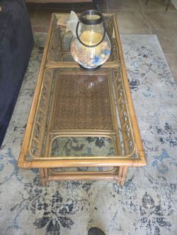 Glass Top Coffee table