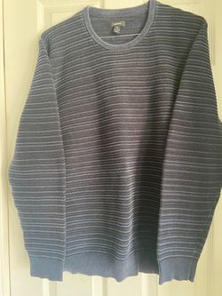 Alfani Men's Striped Crewneck Sweater XL