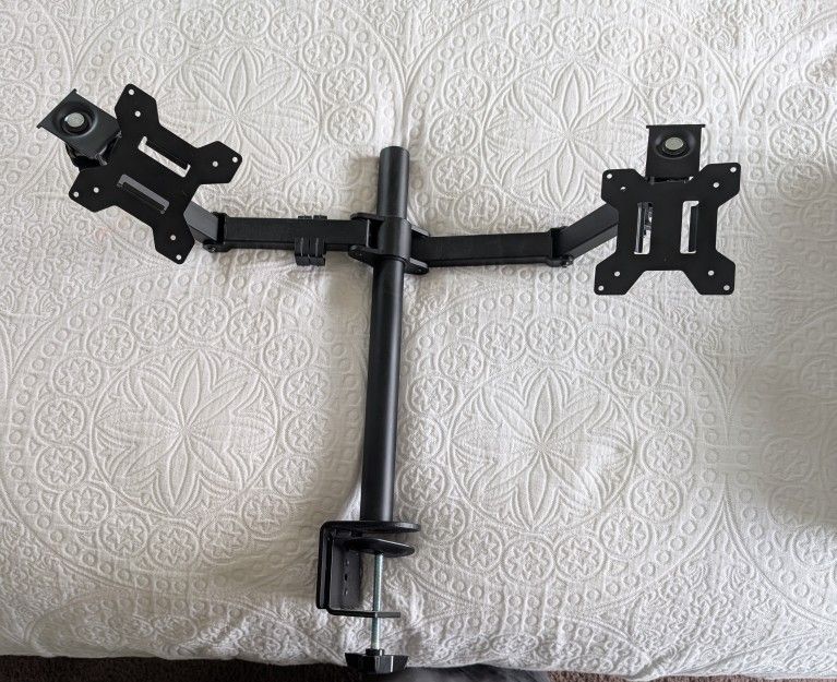 Dual Monitor Stand With Clamp