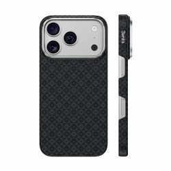 Benks ArmorGrid Air Obsidian Black Case built with Kevlar for iPhone 17/18 Pro
