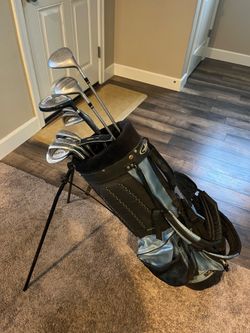 Complete Set of Men’s King Cobra & Tommy Armour Golf Clubs with Bag