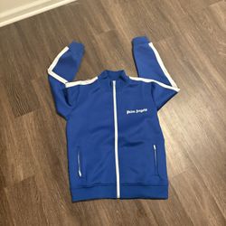 PALM ANGELS BLUE SWEATER SIZE SMALL 