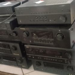 As IS - $49 Each - Marantz Audio Receiver Amplifier  All Power On All Have One Or More Channels Out  At Least 4 Channels Working 