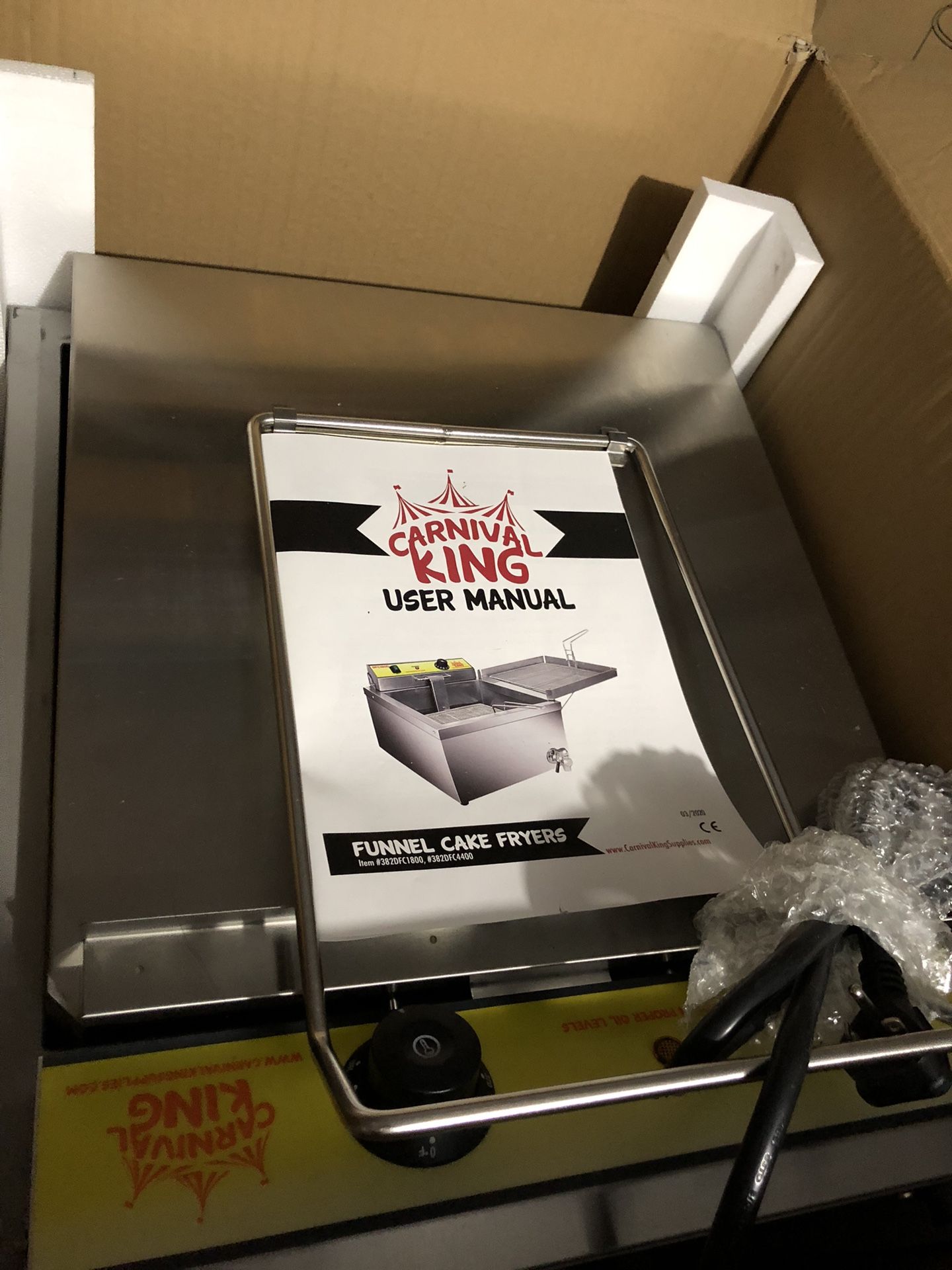 Carnival King Commercial Funnel Cake Fryer